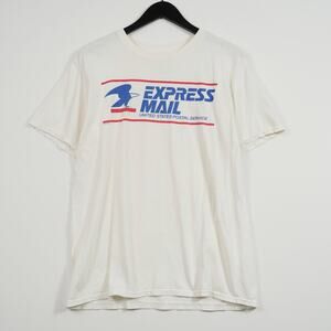 Tee Luv Men’s USPS Express Mail T-Shirt Logo Front L | Fits Like M